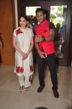Madhuri Dixit, Terence Lewis at dance festival announcement in Mumbai on 23rd April 2015